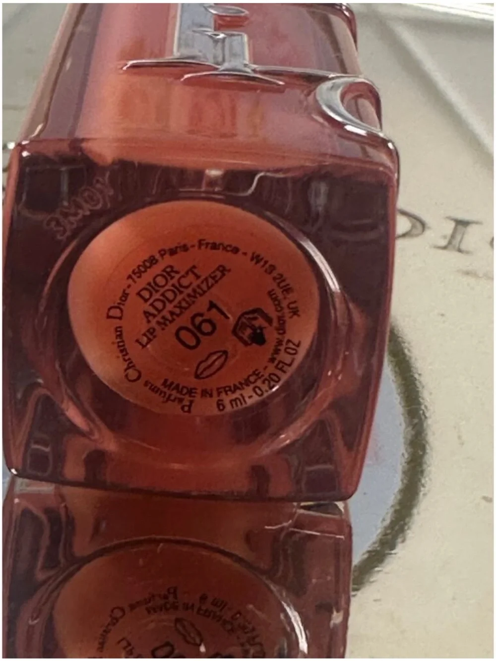 Dior Addict Lip Maximizer 6mL - 061 POPPY CORAL - NEW NO BOX
